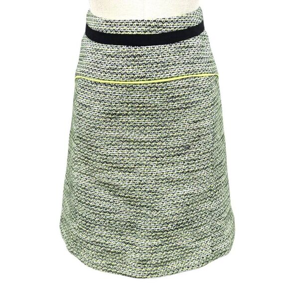 Halogen Neon and Black Tweed Woven Mini Skirt size 4 - Picture 1 of 11